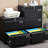2 Drawer Metal Filing Cabinet For Home Office - Black, Widened Design Extra Document Storage, Secure With Lock File Drawers, Drawers Enhanced Organization And Storage