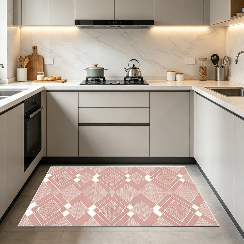 Light luxury diamond-shaped geometric carpet, soft and easy to clean, suitable for living room, bedroom, dining room, study room, and other multi-scene indoor decoration carpets
