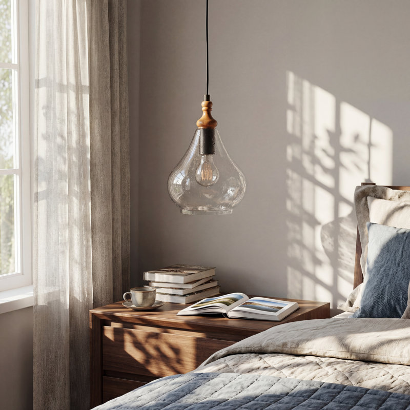 Luminaire suspendu simple 1 lumière