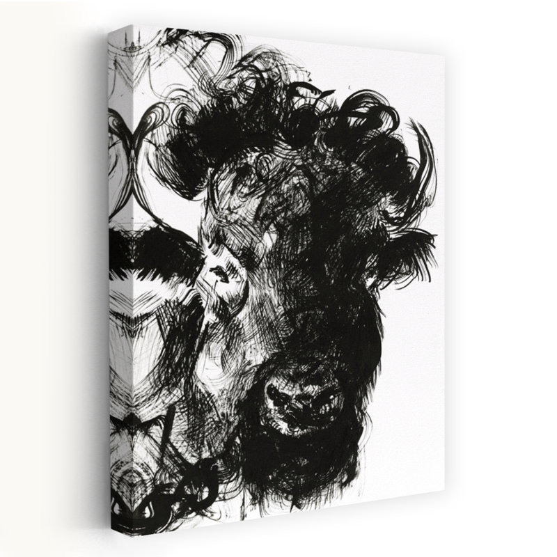 Harrison, art contemporain Buffalo, H 48 po x l 32 po