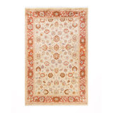 Classic One-of-a-Kind 4' 1" X 6' 3" Hand Knotted Area Rug