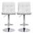 Chandresh Swivel Upholstered Faux Leather Adjustable Height Counter Stool with Steel Frame-17436140