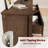 31.5” Wide Wooden Organizer in Walnut – 3-Drawer Cabinet Ideal for a Child‘s Room, Stylish Entryway, or Lounge-1498121654