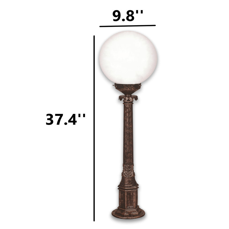 Lampe sur pied d'extérieur 37,4 po