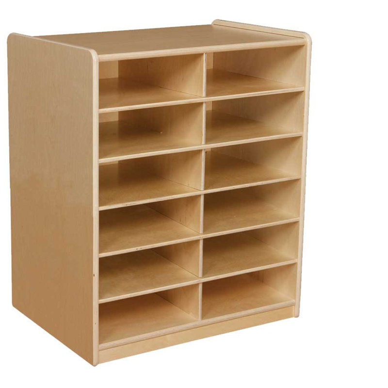 (12) Letter Tray Storage Unit, Non, Aucun panier inclus