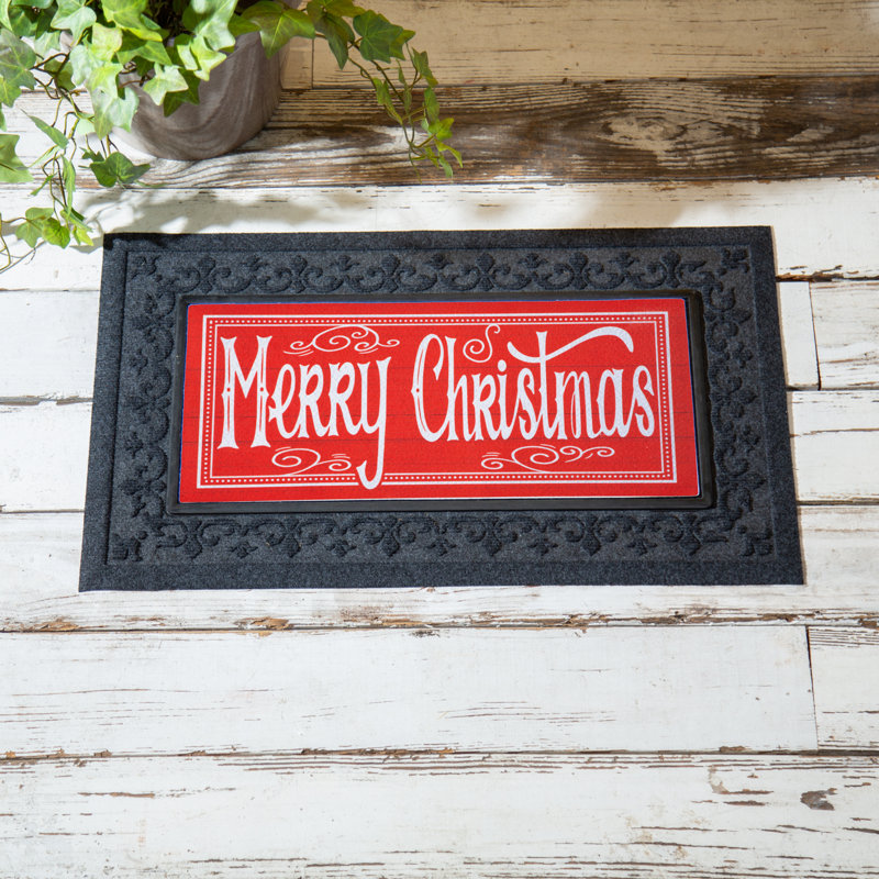 Quaint Merry Christmas Sassafras Switch Mat