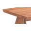 Ensemble de 3 chaises d'appoint en bois massif et table de bout assortie pour le salon ou le balcon
