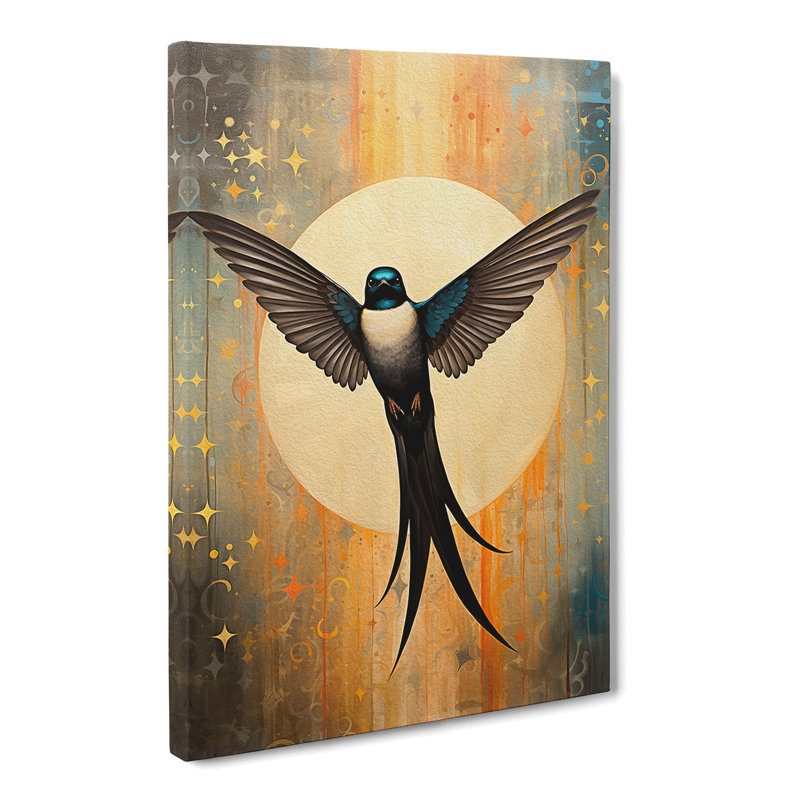 Swallow - Wrapped Canvas