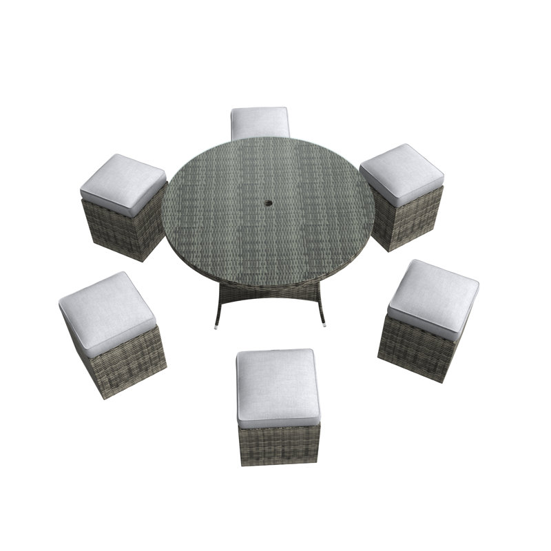 Thompson 6 - Person Outdoor Seating Group With Cushions