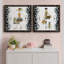 Swanky Shopper Gal - ensemble de 2 impressions encadrées sur toile-448980108-448980150