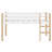 Sturdy Wooden Loft Bed with Ladder & Strong Slat Support-1663515510
