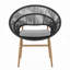 Chaise d'extérieur en osier de style papasan-532937980