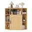 Armoire de rangement d'angle 33 "avec station de charge-132295542