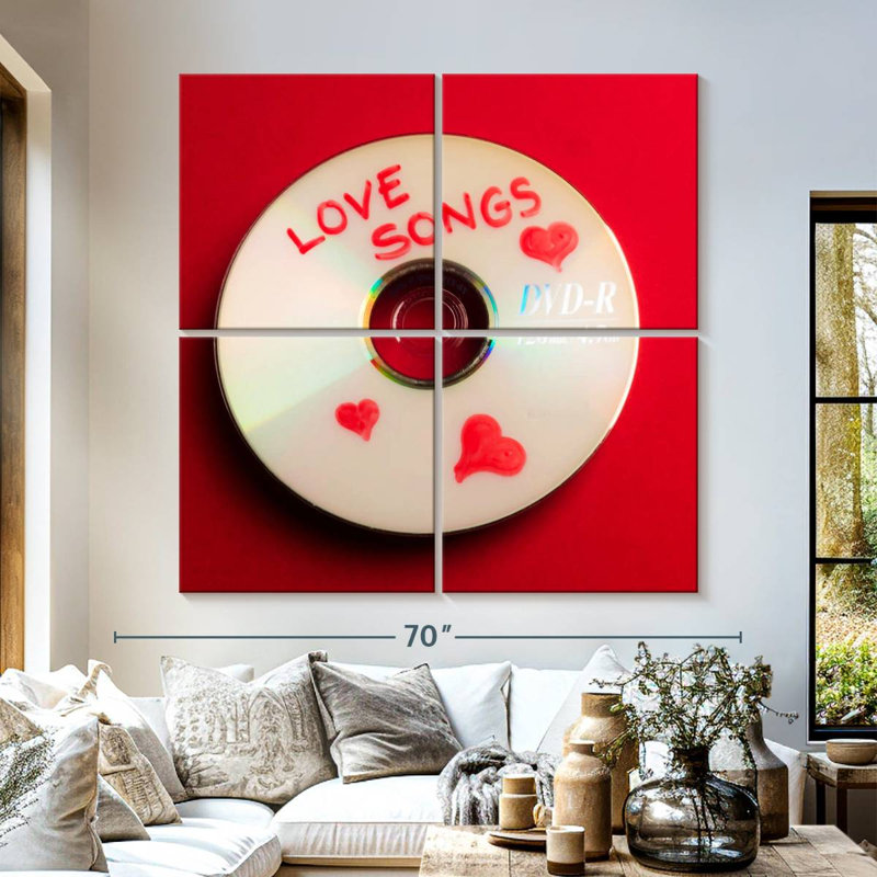 Abarca Love Chansons CD, H 57 po x l 57 po