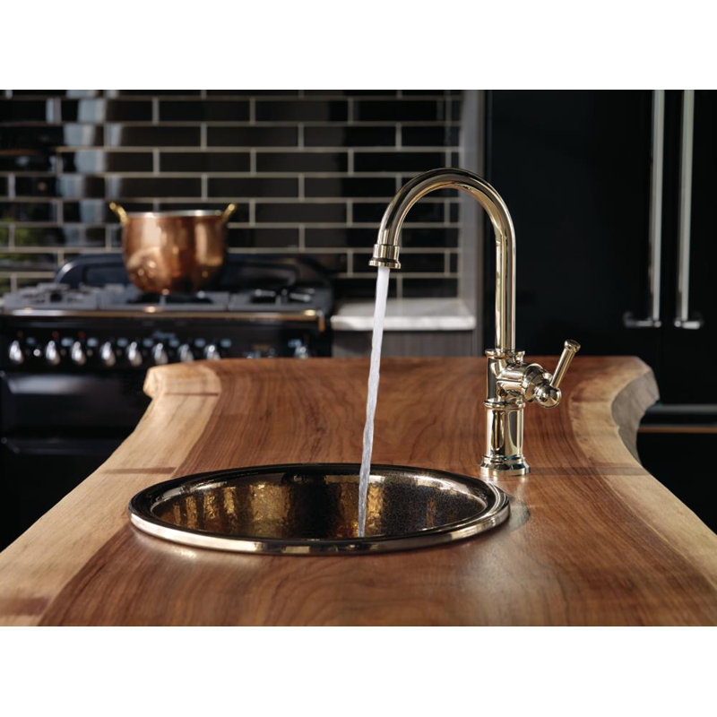 Artesso Single Handle Bar Faucet, Polished Nickel
