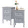Authement 2 - Drawer End Table Storage Cabinet (Set of 2)