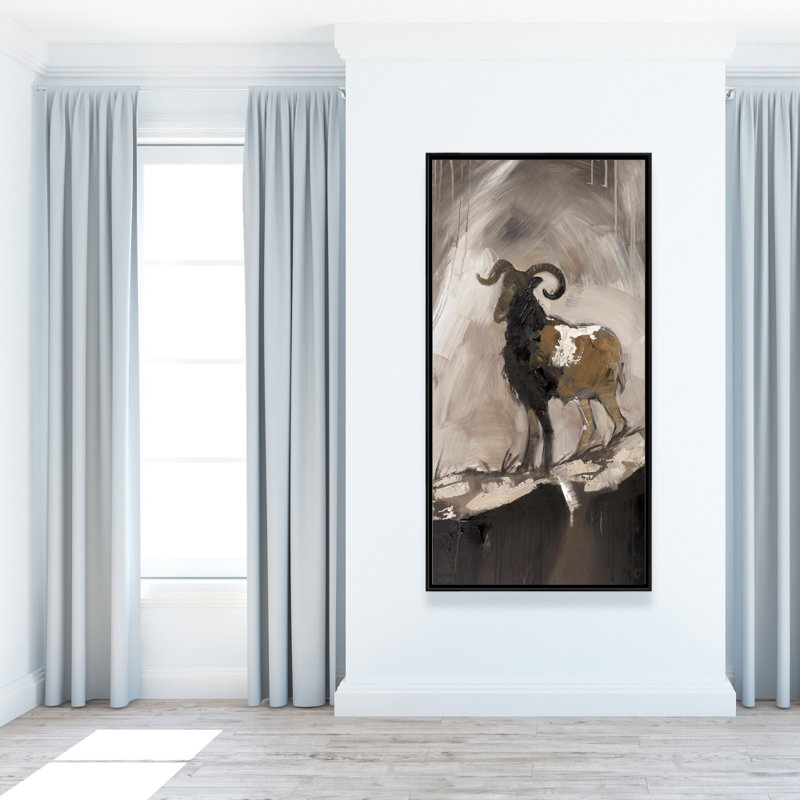 Abstract proud aeries - 24"x48" Framed canvas