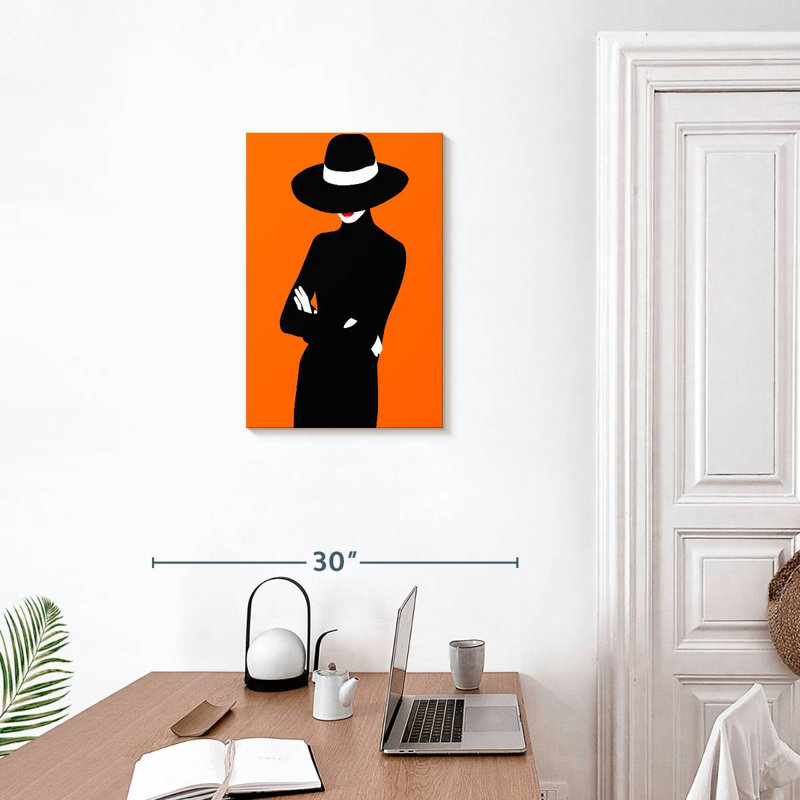 Shuttleworth Lady In Black, 24" H x 16" W