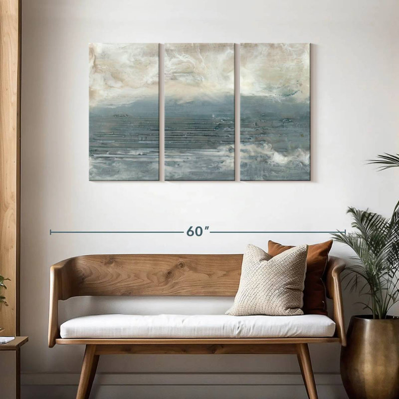 Avery Pale Blue I, 28" H x 45" W