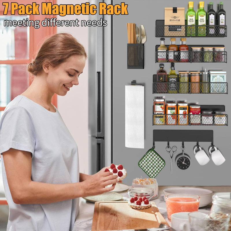Suction Spice Rack, Black
