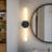 22"H 2-Light Matte Black Dimmable Vanity Lighting 3-CCT LED Bath Bar Light-120690635