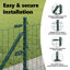 Vidaxl Fence With Posts Steel-116798132-116798134