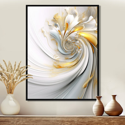 Spirale fleur de pureté sereine - Botanicals, art mural
