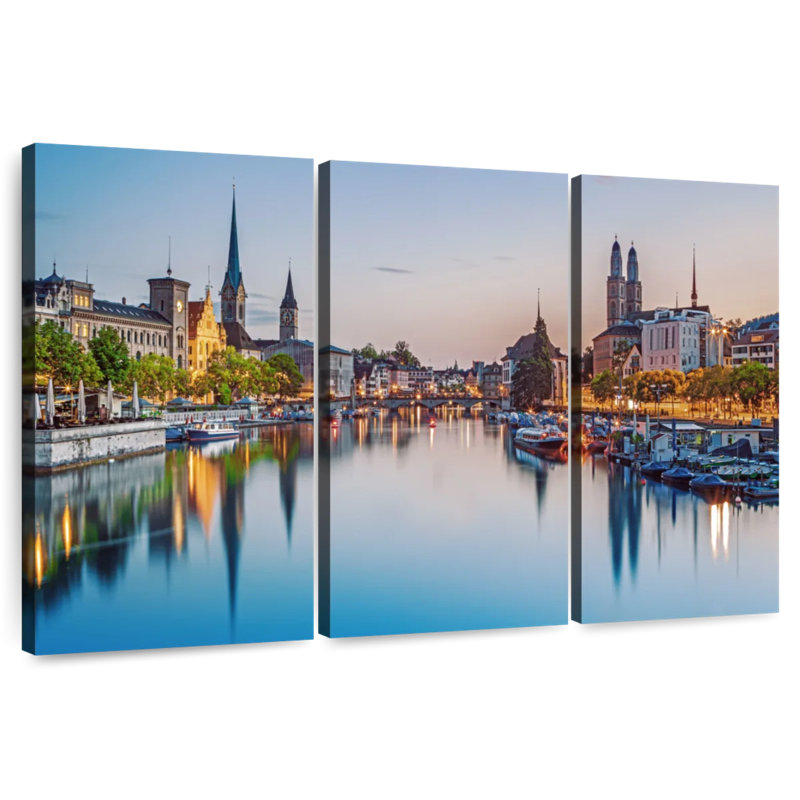 Sebbie Limmat River, 20" H x 33" W