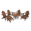 Ensemble de conversation 9 pièces POLYWOOD Long Island Adirondack-39398952