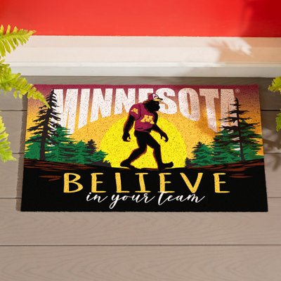 University of Minnesota Bigfoot PVC Doormat, 28 in x16 in