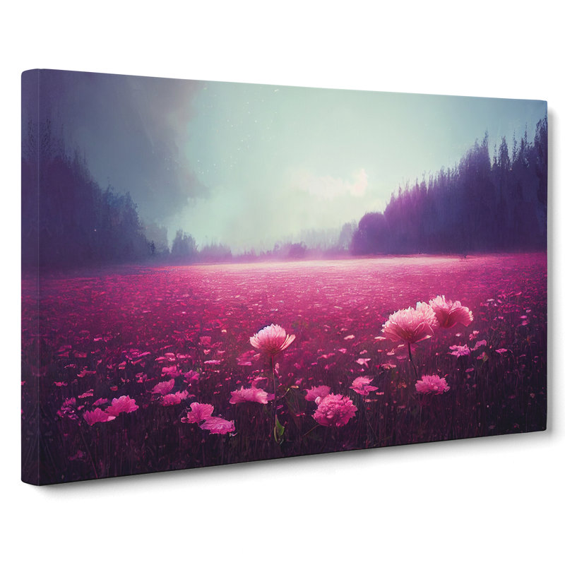 Carnation Flowers - Wrapped Canvas, 50cm H x 76cm W x 3cm D