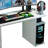 Gaiana Large Modern Gaming Computer Desk 53 Inch with 5 Shelves Cable Management Student Study Wooden Table Home Office Gamer Desk for Kids and Adults-1353447682