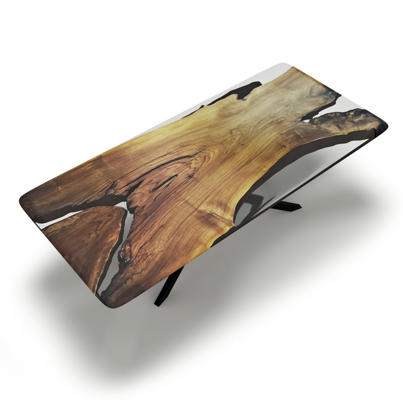 Alcantara Solid Wood Dining Table, 39" W x 86" L