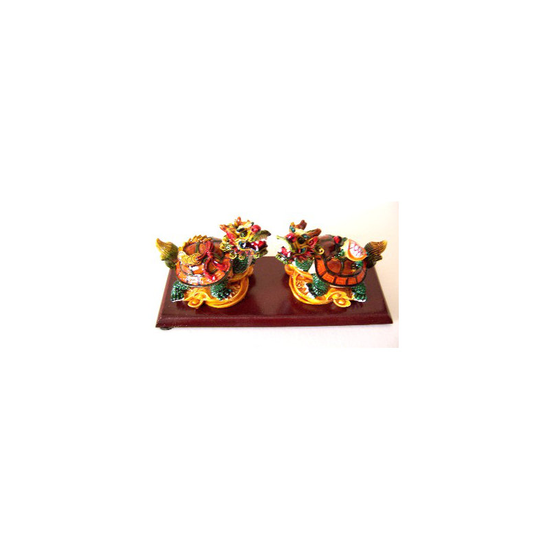 Figurine de tortue dragon