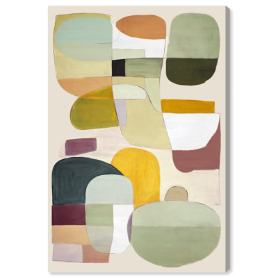 «Aliason Canvas Midcentury», art mural abstrait par Art Remedy