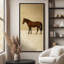Impression d'art sur toile encadrée, "Brown Horse"-120747887-120747893-120747873