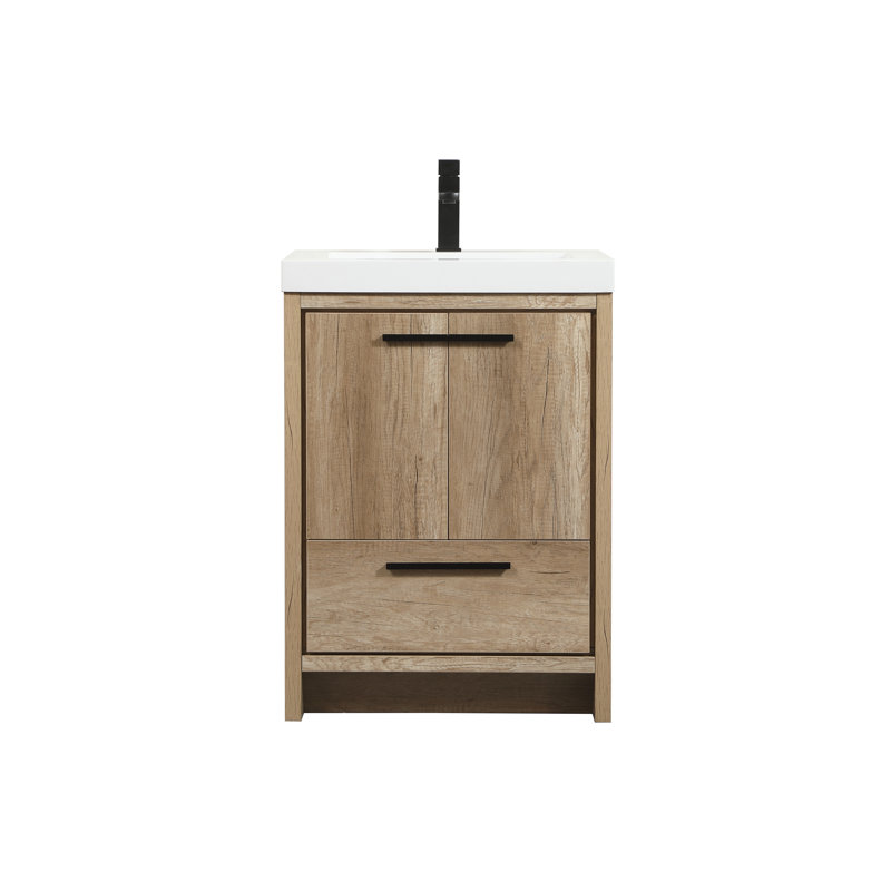 Ensemble de meuble-lavabo simple 24 po Southmead, Chêne naturel