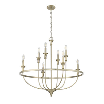 Emery 8 - Light 34" Wide Chandelier