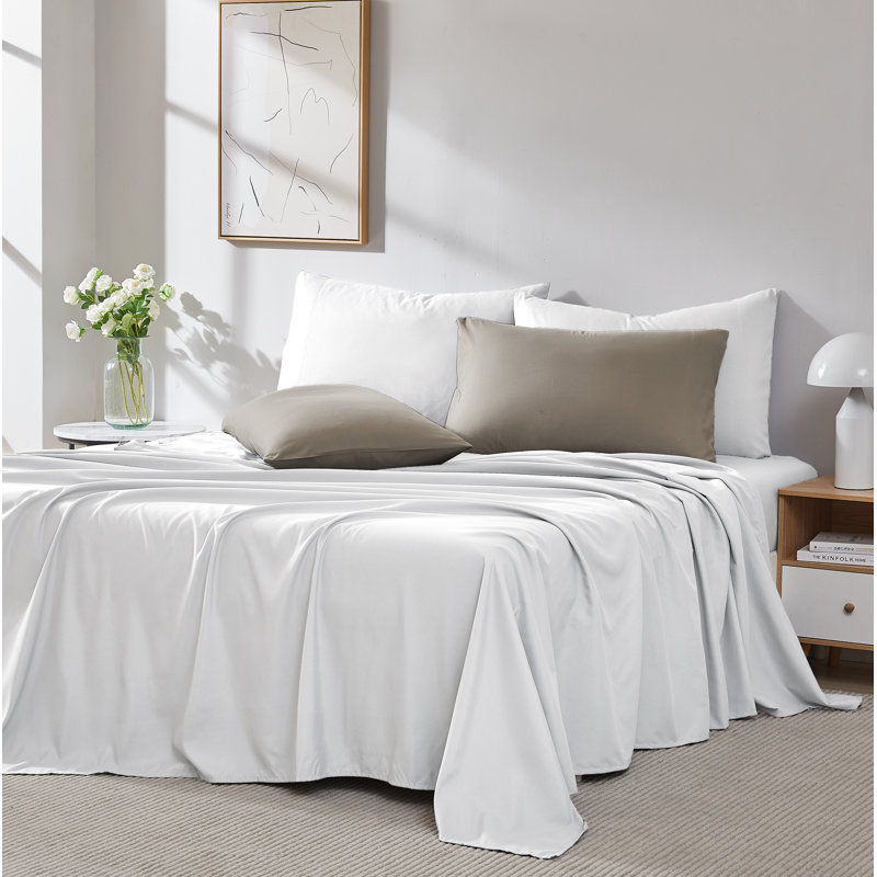 Eldon Microfiber Two Pillow Cases by Southshore Fine Linens, King Pillowcase, Dark Taupe