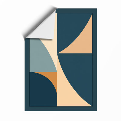 Modernist Composition Mid-Century - Framed Print