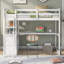 Lit mezzanine avec bureau et tablettes-1520403838