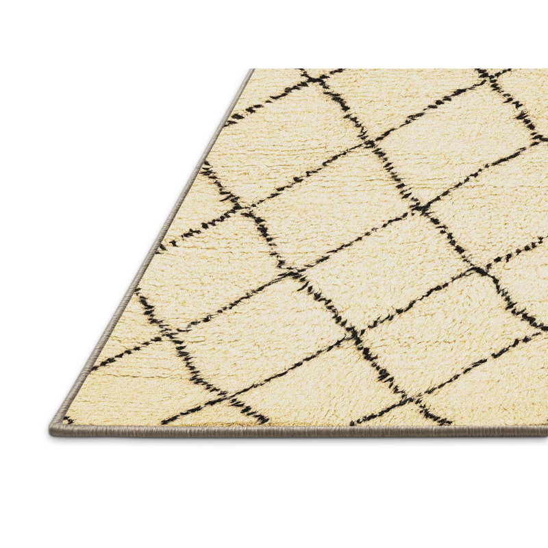Tapis abstrait moderne 2953, Tapis de couloir 2 pi x 5 pi