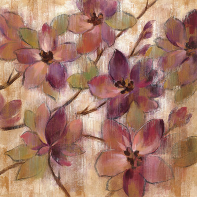 "Magenta Branch II" par Silvia Vassileva, reproduction sur toile tendue