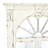 Karlstad Cream Wood Vintage Scrolled Window Pane Room Wall Mirror with Arched Top and Columns 52" x 37"