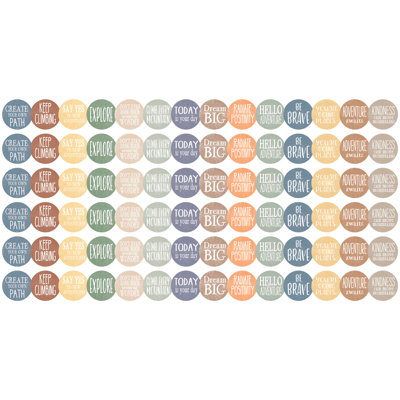 Moving Mountains Positive Saying Die-Cut Border