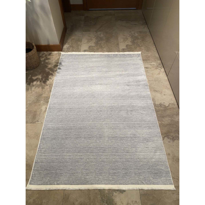 Tapis en coton Katiria avec envers antidérapant, Rectangle 3 pi 11 po x 7 pi 3 po