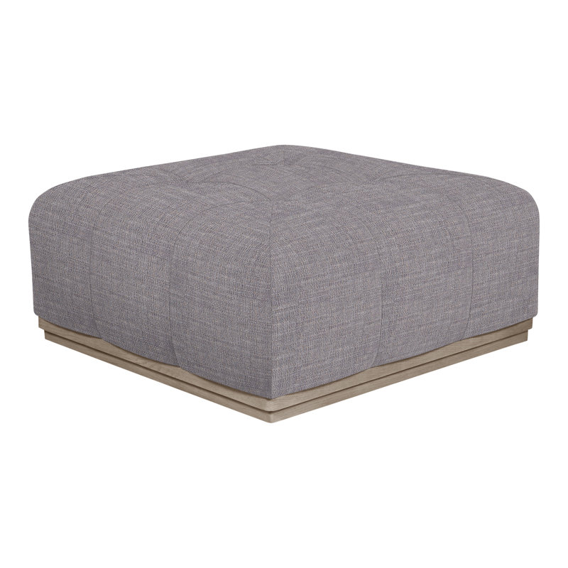 Denison By Thom Filicia Square Ottoman, Nomad Slate, Pebble Path