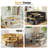 Modern 3-Piece Solid Wood Corner Breakfast Nook Set – Reversible L-Shape, Space-Saving 3-5 Seat Dining Furniture For Family Home Kitchen-1853500617