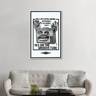«Sex On Groove Tube», reproduction d'art sur toile encadrée
