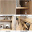 Bibliothèque en bois robuste avec armoire de rangement à 2 portes-50703793
